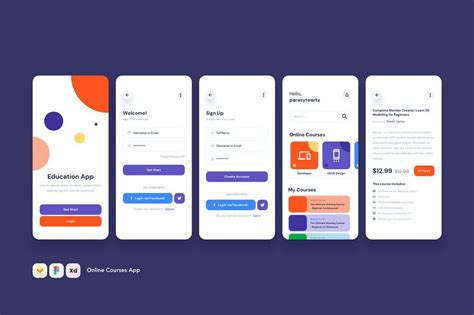 10 Essential Adobe Xd App Templates To Get Started