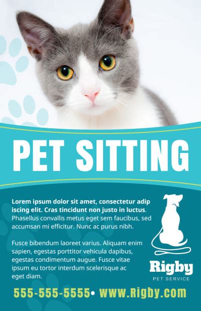 10 Essential Elements Of A Pet Sitting Flyer Template