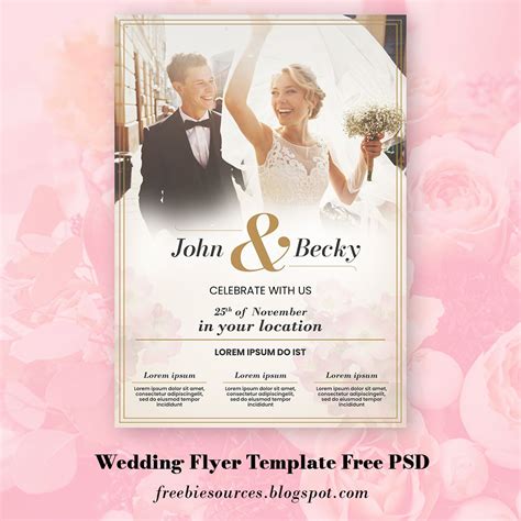 10 Essential Elements Of A Wedding Flyer Design Template