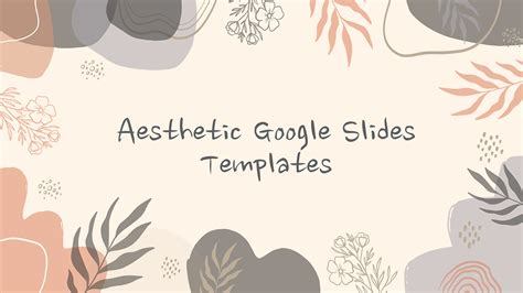 10 Essential Google Slide Templates For Aesthetic Presentations