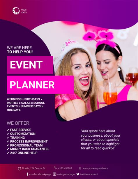 10 Event Planner Flyer Templates To Boost Your Events