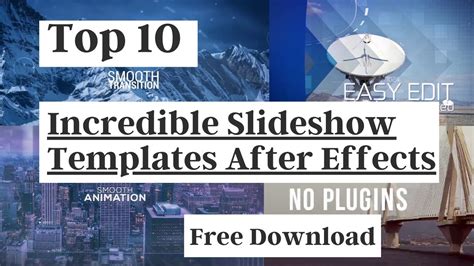 10 Free After Effects Slideshow Templates To Download