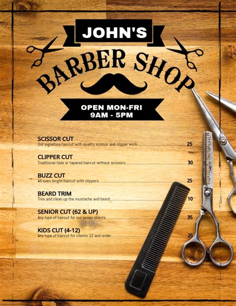 10 Free Barber Shop Flyer Templates You Can Use