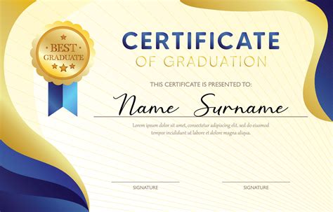 10 Free Graduation Certificate Templates To Download