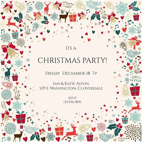 10 Free Holiday Party Invite Templates Youll Love