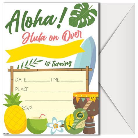 10 Free Luau Invitation Templates To Download