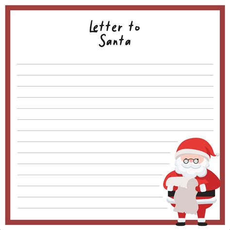 10 Free Printable Christmas Letter Templates To Use