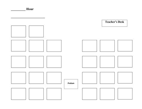 10 Free Seating Chart Templates