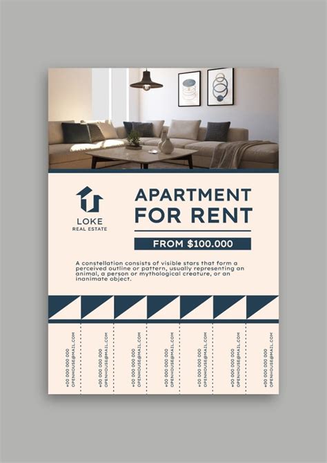 10 Free Templates For Rent Flyers