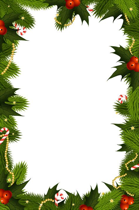 10 Free Word Christmas Border Templates To Download