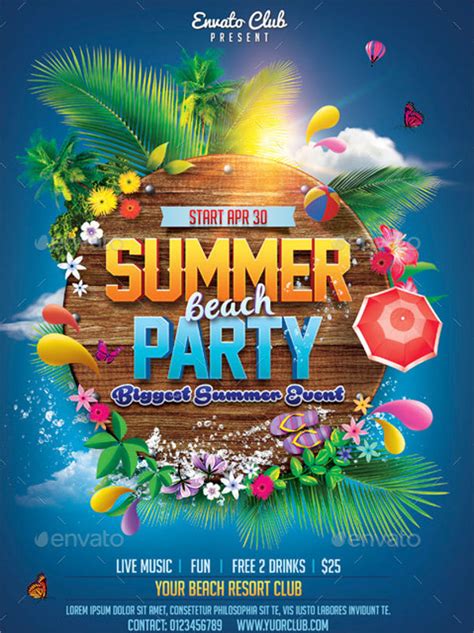 10 Summer Party Invitation Templates You Need