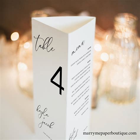 10 Trifold Table Number Templates To Elevate Your Events