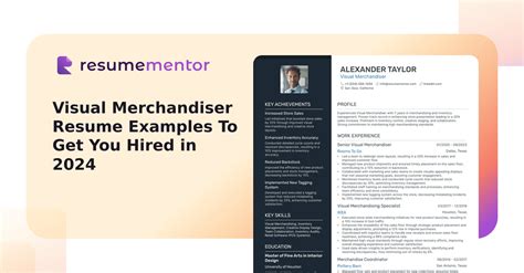 10 Visual Merchandiser Resume Templates To Get Hired