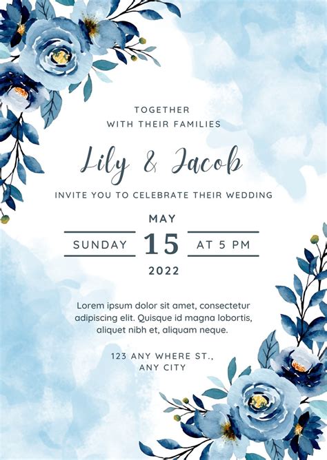 10 Wedding Invitation Background Templates To Inspire