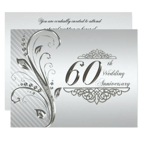 20 Stunning 60th Wedding Invitation Templates