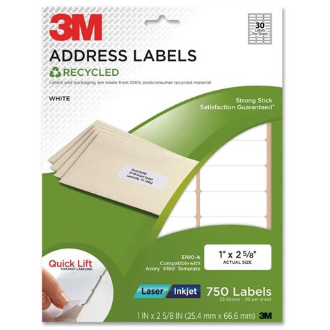 3m Address Label Template For Easy Organization