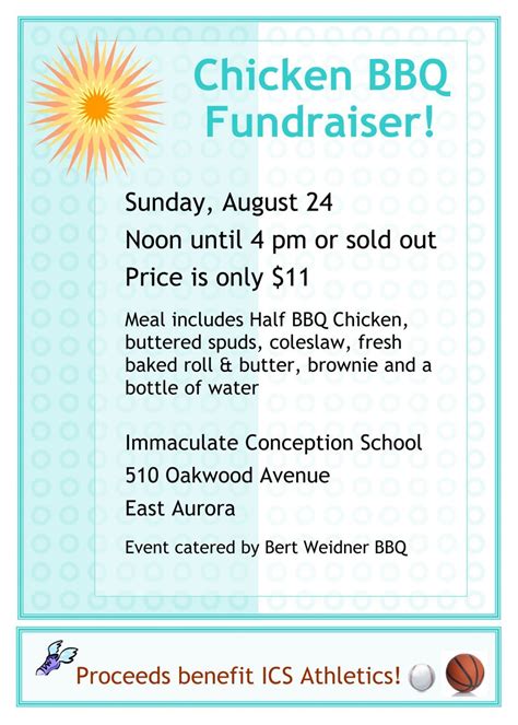 5 Bbq Plate Sale Ticket Templates For Fundraisers