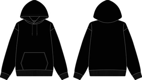 5 Best Black Hoodie Template Designs