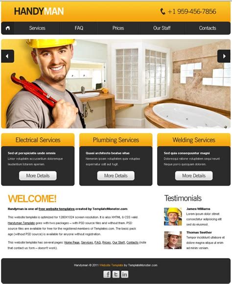 5 Best Property Maintenance Website Templates