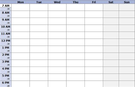 5 Bi-Weekly Work Schedule Templates In Excel