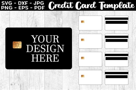 5 Blank Credit Card Templates