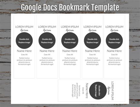 5 Bookmark Templates In Google Docs