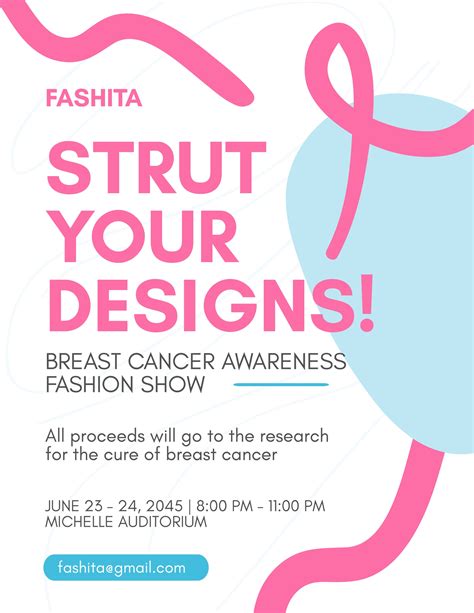 5 Cancer Fundraiser Flyer Template Ideas