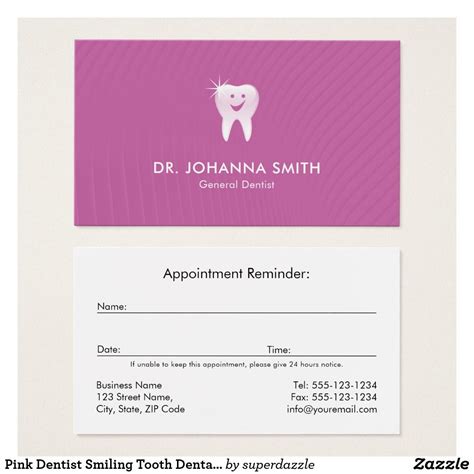 5 Customizable Dental Appointment Card Templates