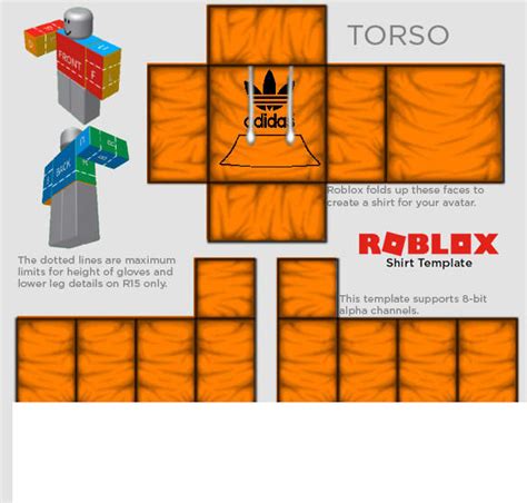 5 Customizable Roblox Bag T Shirt Templates