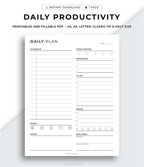 5 Daily Planner Templates To Boost Productivity