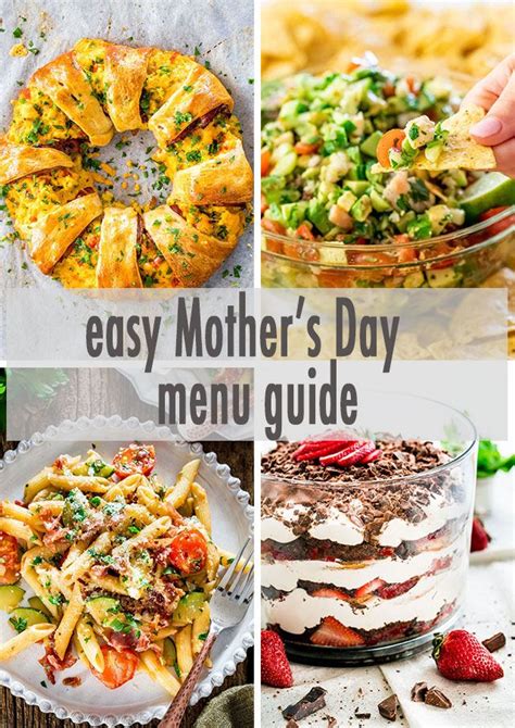 5 Delicious Menu Ideas For Mothers Day