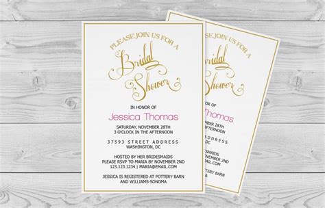 5 Designs For 5x7 Wedding Invitation Templates