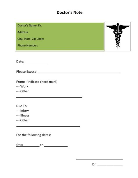 5 Doctor Note Templates You Can Use