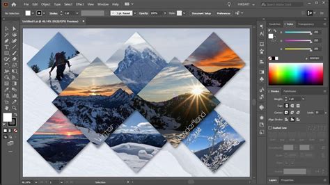 5 Easy Adobe Illustrator Photo Collage Templates