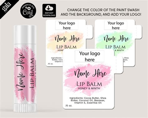 5 Easy Lip Balm Label Templates In Word