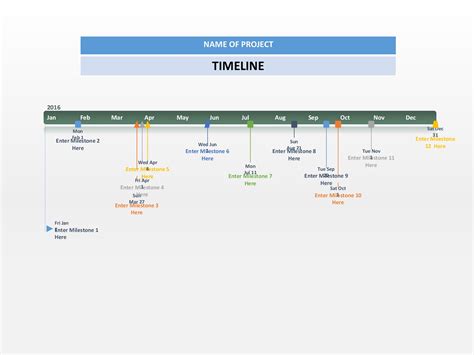 5 Easy Microsoft Word Timeline Templates