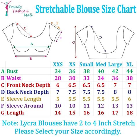 5 Easy Steps To Perfect Saree Blouse Measurement Template