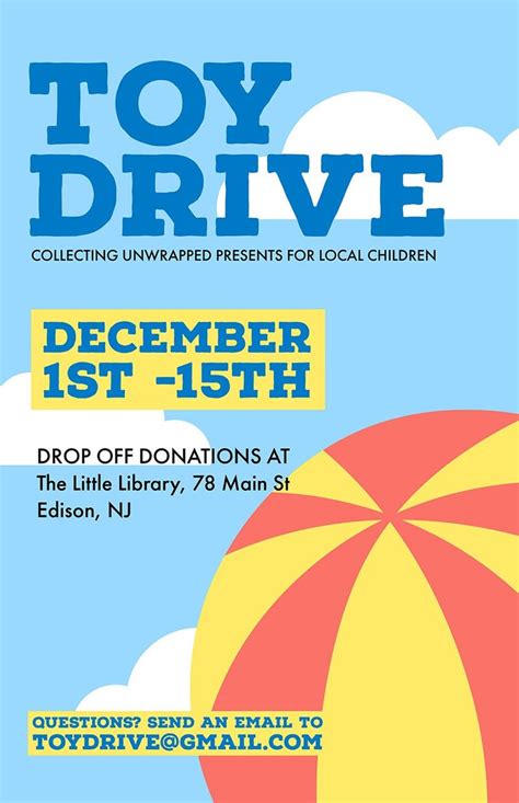 5 Easy Toy Drive Flyer Templates