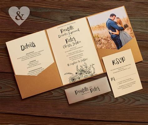 5 Easy Tri Fold Wedding Templates To Diy