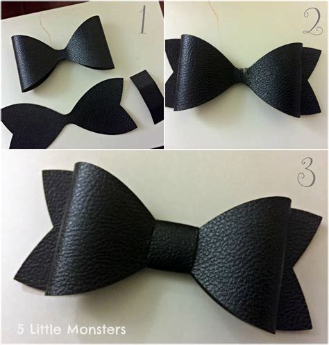 5 Easy Ways To Use Faux Leather Bow Template