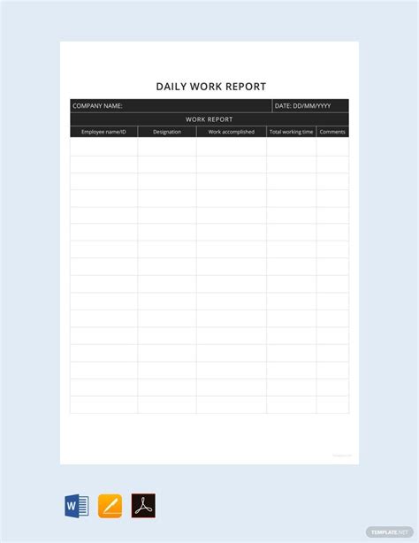 5 Essential Daily Report Templates In Word