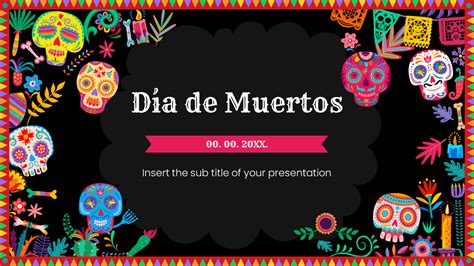 5 Essential Dia De Los Muertos Slide Templates