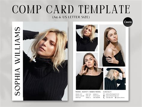 5 Essential Digital Comp Card Templates