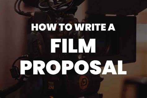 5 Essential Elements Of A Free Film Proposal Template