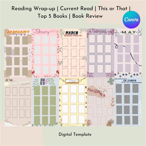 5 Essential Elements Of A Monthly Reading Wrap Up Template