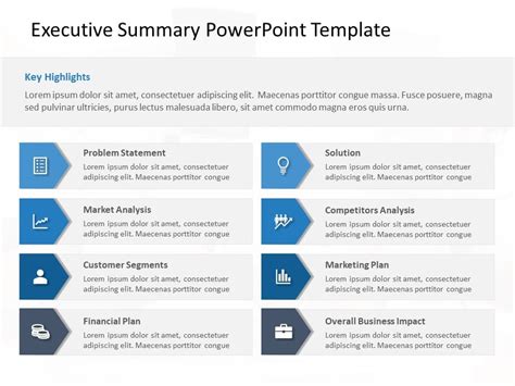 5 Essential Elements Of Project Executive Summary Template Ppt