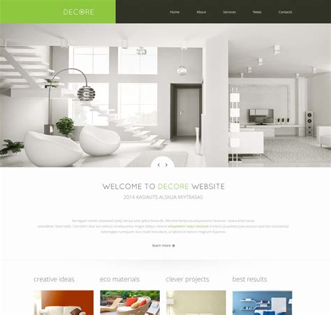 5 Essential Home Decor Website Templates