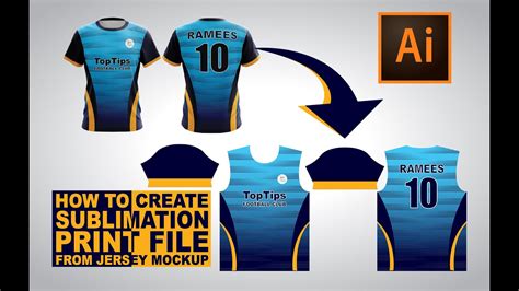 5 Essential Layout Jersey Sublimation Templates