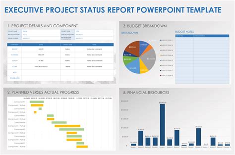 5 Essential Status Report Powerpoint Templates