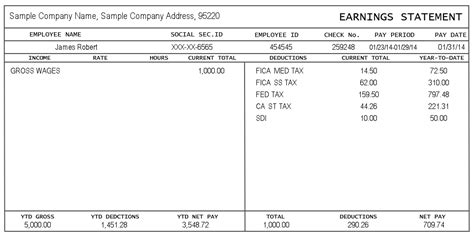 5 Essential Texas Pay Stub Templates